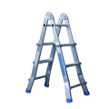 EN131 5X4 Adjustable 17 FT Aluminium Telescoping Multi-Position Multi-Use Ladder